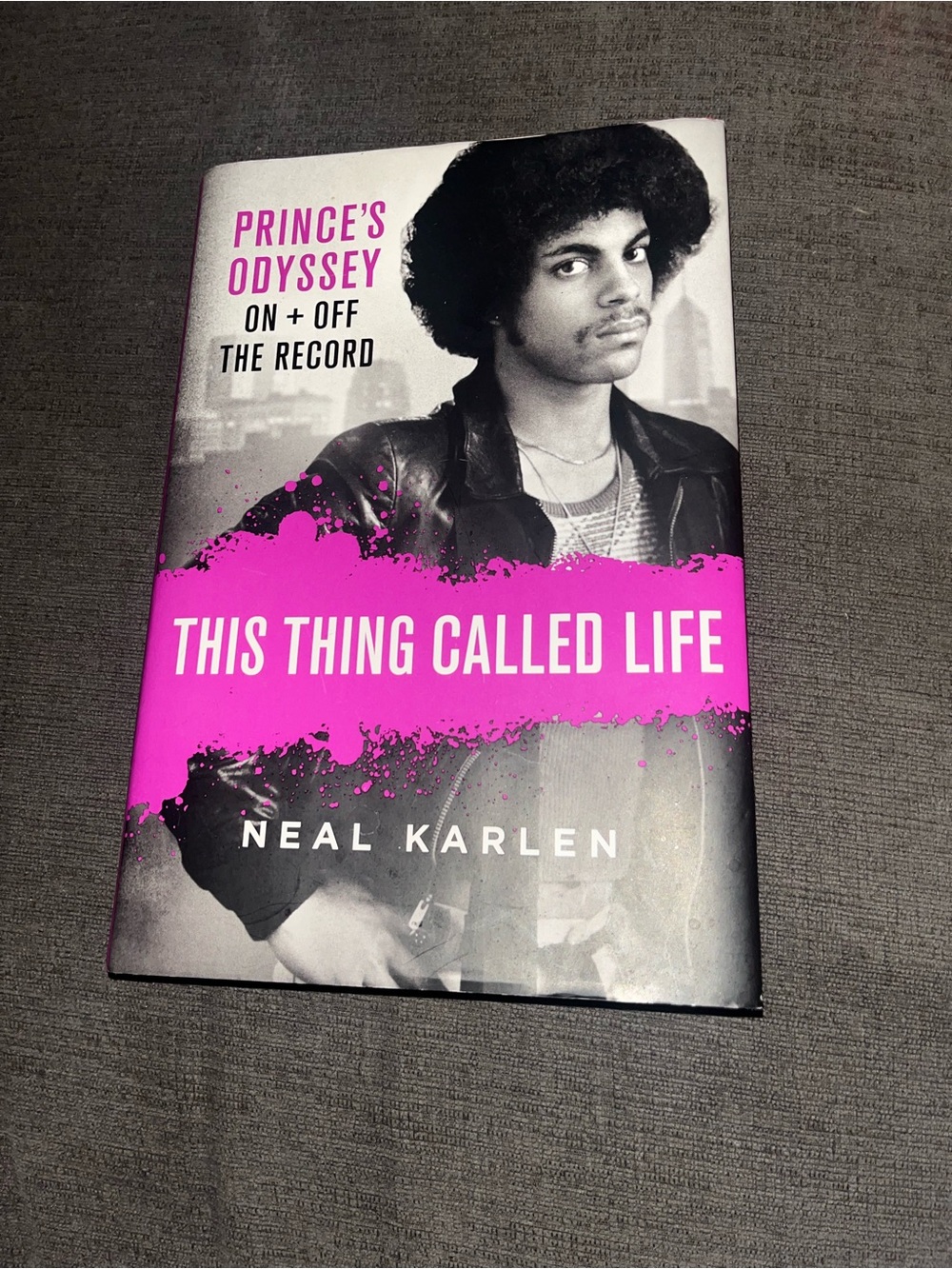 This Thing Called Life by Neal Karlen - Pink & Black Cover